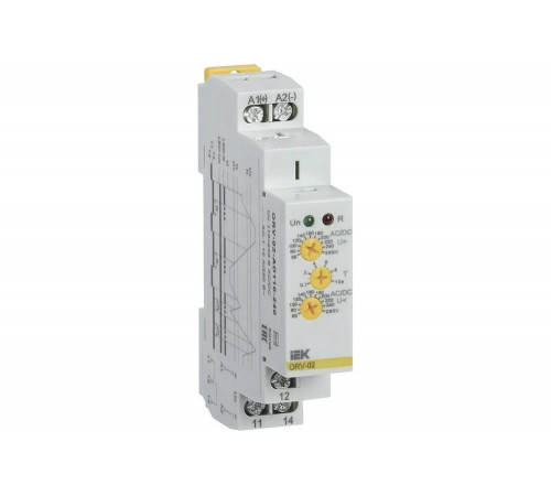 Реле повышения напряжения IEK ORV 1фаза, 110-240В, AC/DC ORV-02-AD110-240
