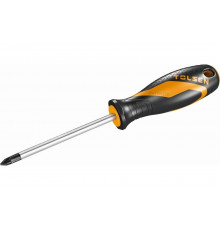 Крестовая отвертка TOLSEN GRIPro Pozidriv №1, 100 мм TT20011