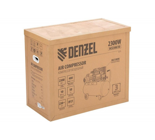 Воздушный компрессор Denzel BCI2300/50 Воздушный компрессор Denzel BCI2300/50