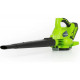 Аккумуляторный бесщеточный воздуходув/пылесос Greenworks GD40BV 24227