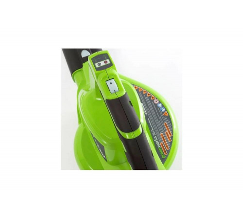 Аккумуляторный бесщеточный воздуходув/пылесос Greenworks GD40BV 24227