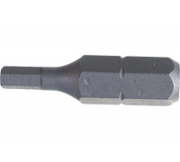 Вставка бита торцевая 1/4", HEX, 3 мм, L = 25 мм KING TONY 102503H