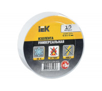 Изолента IEK 0,13х15 мм белая 10 метров UIZ-13-10-10M-K01