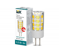 Светодиодная лампа IEK corn капсула 3,5вт 230в 4000к керамика g4 LLE-CORN-4-230-40-G4