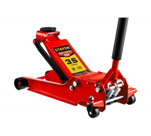 STAYER 3.5 т, 98-535 мм, универсальный для СТО, подкатной домкрат 43158-3.5 RED FORCE STAYER 3.5 т, 98-535 мм, универсальный для СТО, подкатной домкрат 43158-3.5 RED FORCE