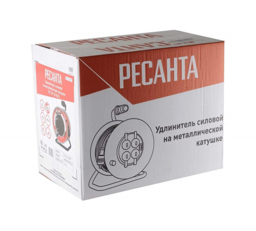 Силовой удлинитель Ресанта СУ-3x1,5-30/3 Силовой удлинитель Ресанта СУ-3x1,5-30/3