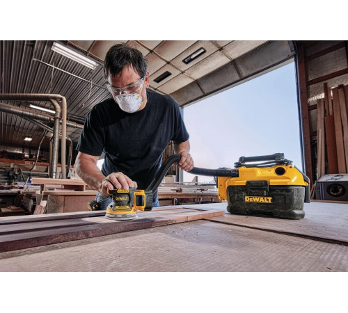 Аккумуляторная эксцентриковая шлифмашина Dewalt DCW210NT, 18 В, 125 мм, 12000 кол/мин, без АКБ и ЗУ, в кейсе TSTAK DCW210NT-XJ