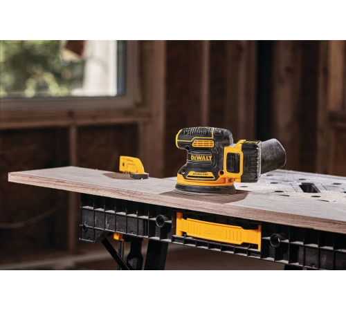 Аккумуляторная эксцентриковая шлифмашина Dewalt DCW210NT, 18 В, 125 мм, 12000 кол/мин, без АКБ и ЗУ, в кейсе TSTAK DCW210NT-XJ