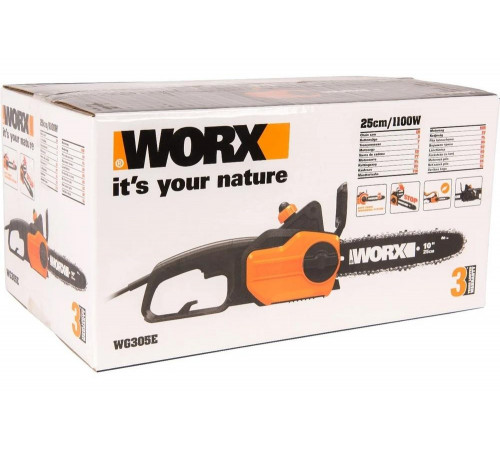 Цепная пила WORX WG305E Цепная пила WORX WG305E
