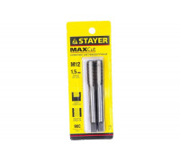 Комплект метчиков Stayer MASTER  сталь 9ХС М12х1.5 2 шт 28025-12-1.5-H2