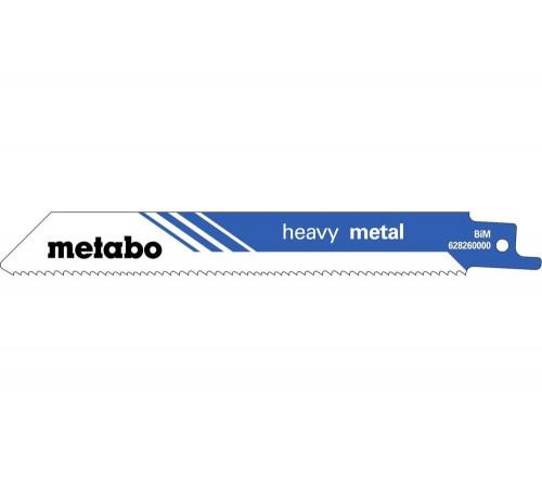 Полотно по металлу для сабельных пил (150 мм; 1.8-2.6 мм) 5 шт. Metabo 628260000 Полотно по металлу для сабельных пил (150 мм; 1.8-2.6 мм) 5 шт. Metabo 628260000
