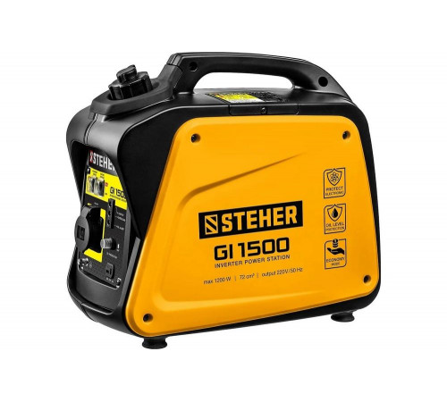 STEHER 1200 Вт, инверторный генератор (GI-1500) STEHER 1200 Вт, инверторный генератор (GI-1500)