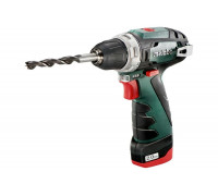 Аккумуляторная дрель-шуруповерт Metabo PowerMaxx BS 12 В, 2х2.0 600984000