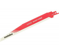 Пилка S1156XHM CARBIDE (1 шт; 225 мм; 6-8 TPI) для сабельных пил Metabo 626560000