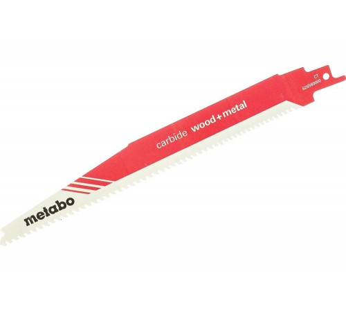 Пилка S1156XHM CARBIDE (1 шт; 225 мм; 6-8 TPI) для сабельных пил Metabo 626560000 Пилка S1156XHM CARBIDE (1 шт; 225 мм; 6-8 TPI) для сабельных пил Metabo 626560000
