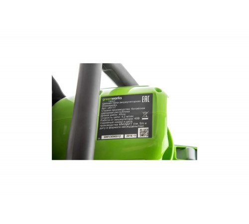 Цепная аккумуляторная пила GreenWorks G40CS30K6 20117UF Цепная аккумуляторная пила GreenWorks G40CS30K6 20117UF