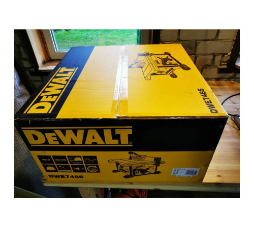 Настольная пила 1850 Вт, 5800 об/мин, диск 210x30 мм DEWALT DWE7485-QS