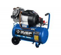 Воздушный масляный компрессор Зубр Профессионал 400 л/мин, 50 л, 2200 Вт, КПМ-400-50