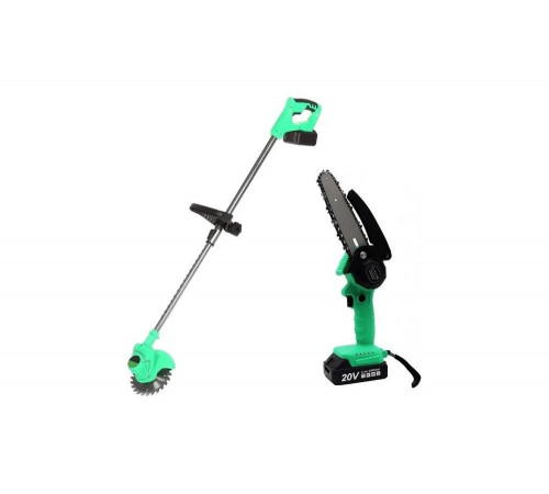 Набор аккумуляторного инструмента Zitrek GreenCut 20, GreenSaw 20 Extra Power 2в1, 2x2.0 Ач 082-2020