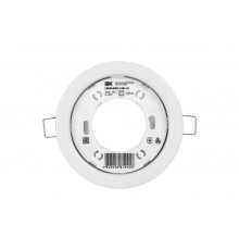 Встраиваемый светильник IEK Lighting 4114 под лампу gx53 белый LUVB0-GX53-1-K01-10