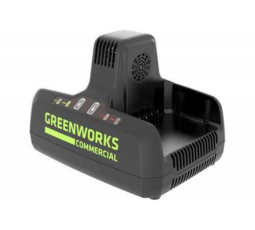 Быстрое зарядное устройство для 2-х аккумуляторов G82C2, 82V, 8А GreenWorks 2939007