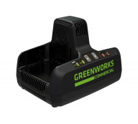 Быстрое зарядное устройство для 2-х аккумуляторов G82C2, 82V, 8А GreenWorks 2939007