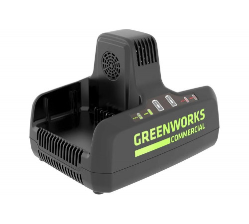 Быстрое зарядное устройство для 2-х аккумуляторов G82C2, 82V, 8А GreenWorks 2939007