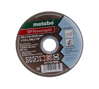Круг отрезной по нержавеющей стали SP-Novorapid (115x1x22.23 мм) Metabo 617157000