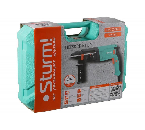 Перфоратор Sturm SDS Plus ! RH2526BR Перфоратор Sturm SDS Plus ! RH2526BR