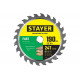 STAYER FAST 190 x 20/16мм 24Т, диск пильный по дереву, быстрый рез