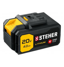Аккумуляторная батарея STEHER 20В, 4 Ач, Li-Ion тип V1 V1-20-4
