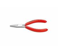 Захватные прецизионные плоскогубцы Knipex плоские широкие губки, 125 мм, хром KN-3713125