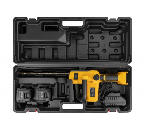 Цепная аккумуляторная пила Kolner 18V UNI-M Standard, BL, шина 30 см (12"), KCS 18BL-30-2K, цепь 3/8", 1.3 мм, 45 звеньев, 10 м/с, авто-смазка (2x3.0 Ач, зу стац, кейс) 8060100092 Цепная аккумуляторная пила Kolner 18V UNI-M Standard, BL, шина 30 см (12"), KCS 18BL-30-2K, цепь 3/8", 1.3 мм, 45 звеньев, 10 м/с, авто-смазка (2x3.0 Ач, зу стац, кейс) 8060100092