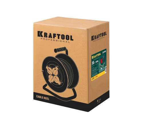 KRAFTOOL P-315, ПВС 3х1.5 30м, 3500Вт IP44, Силовой удлинитель на катушке (55084-30) KRAFTOOL P-315, ПВС 3х1.5 30м, 3500Вт IP44, Силовой удлинитель на катушке (55084-30)