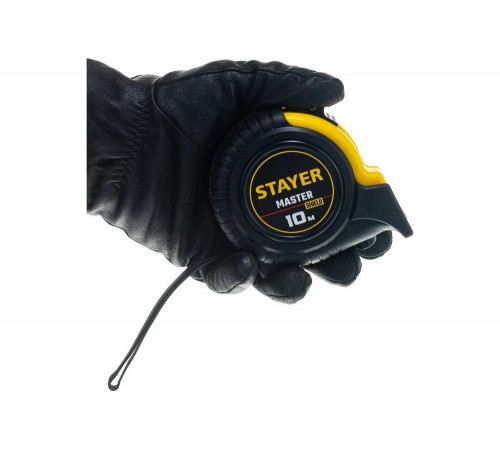 STAYER 10 м х 25 мм, ударостойкий, обрезиненный корпус, рулетка 34025-10_z01 Master STAYER 10 м х 25 мм, ударостойкий, обрезиненный корпус, рулетка 34025-10_z01 Master