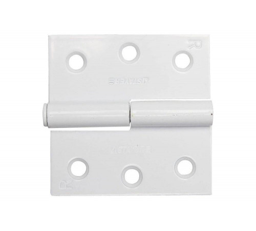 STAYER 75 x 75 x 2.4 мм, 1 шт., цвет белый, правая, петля разъемная 37613-75-2R Master