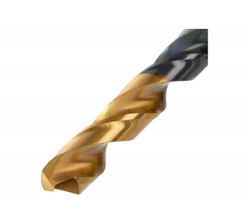 Набор сверл по металлу Golden Tip 1-13 мм, HSS-Tin, 25 шт Denzel 72323 Набор сверл по металлу Golden Tip 1-13 мм, HSS-Tin, 25 шт Denzel 72323