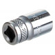 KRAFTOOL 1/4", 10 мм, Cr-V сталь, хромированная, торцовая головка 27815-10_z01