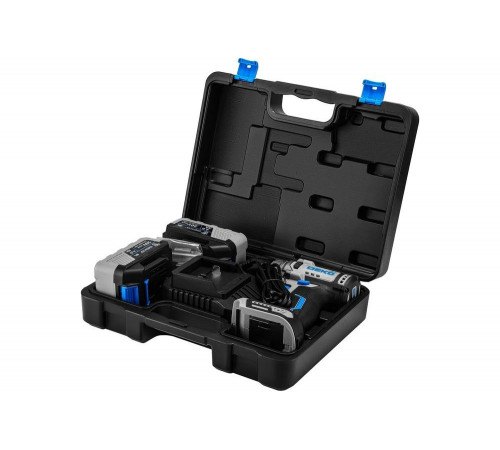 Дрель-шуруповерт аккумуляторная бесщеточная DEKO Loner 20V ONE + в кейсе, 20В, 2x4.0Ач 085-1003