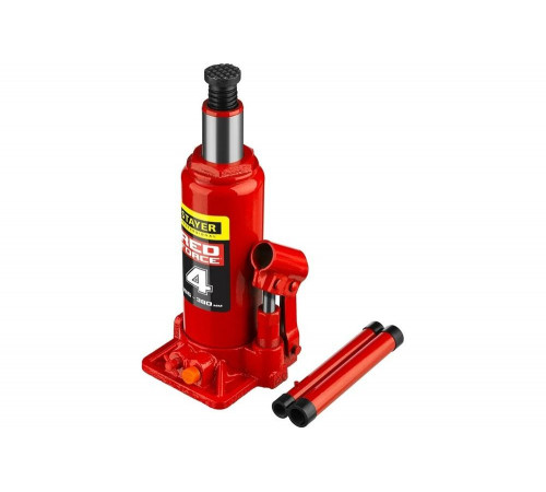 STAYER 4 т, 195-380 мм, домкрат бутылочный гидравлический RED FORCE 43160-4_z01 Professional STAYER 4 т, 195-380 мм, домкрат бутылочный гидравлический RED FORCE 43160-4_z01 Professional