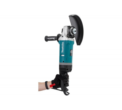 Угловая шлифовальная машина Makita 230 мм, 2700 Вт, 6600 об., плавн. пуск, антивиб рук., антирестарт, расцепляющая муфта, суперфланец, 6.5 кг GA9080FX1 Угловая шлифовальная машина Makita 230 мм, 2700 Вт, 6600 об., плавн. пуск, антивиб рук., антирестарт, расцепляющая муфта, суперфланец, 6.5 кг GA9080FX1