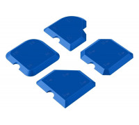 Специальные шпатели для формовки швов ЗУБР Профессионал в наборе 4 шт., 16 профилей 1015-H4