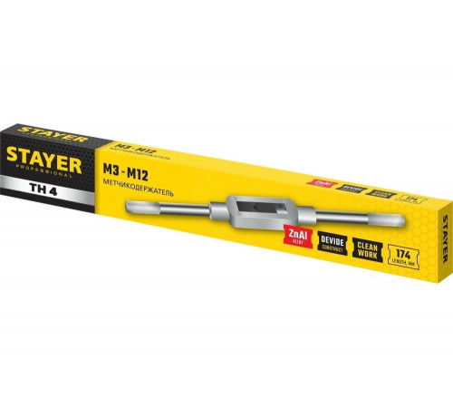 STAYER М3 - М12, L - 174 мм, метчикодержатель 28035-4_z01