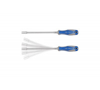 Гибкая торцевая отвертка для хомутов,10 мм, 300 мм KING TONY 1453-10