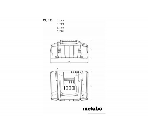 Зарядное устройство METABO 12-36В Li-lon (627378000)