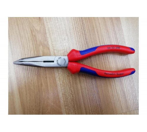 Длинногубцы с режущими кромками KNIPEX KN-2622200 Длинногубцы с режущими кромками KNIPEX KN-2622200