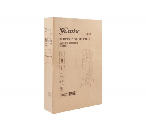 Масляный обогреватель MTX och-2000, 230 в, 2000 вт 98303 Масляный обогреватель MTX och-2000, 230 в, 2000 вт 98303