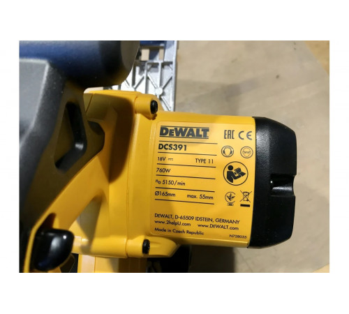 Дисковая пила DEWALT 18В XR DCS391N