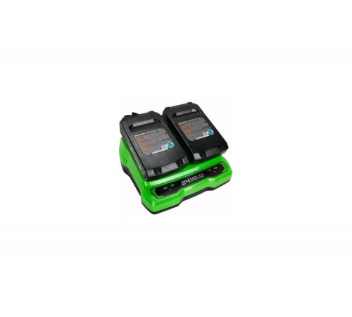 Зарядное устройство на 2 слота Greenworks G24X2UC2, 24V Зарядное устройство на 2 слота Greenworks G24X2UC2, 24V