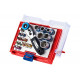 Набор вставок (бит) 1/4", PH, PZ, Hex, Torx, Slotted, 20 предметов МАСТАК 058-10020C
